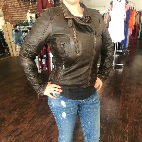 100% lamb skin leather jacket - Picture 4 of 4
